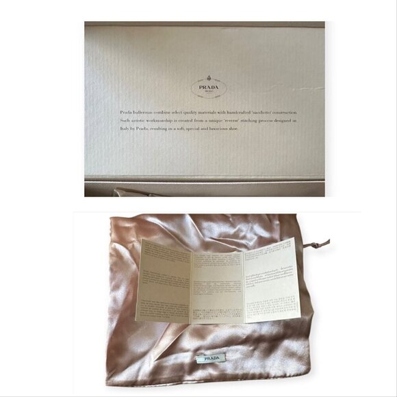 Prada Black Suede Jeweled Ballet Flats, size 39 EU, Original box, dust bag - Picture 11 of 14